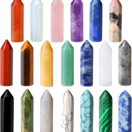 Natural Amethyst Hexagonal Crystal Stones for Meditation and Decorative Displays